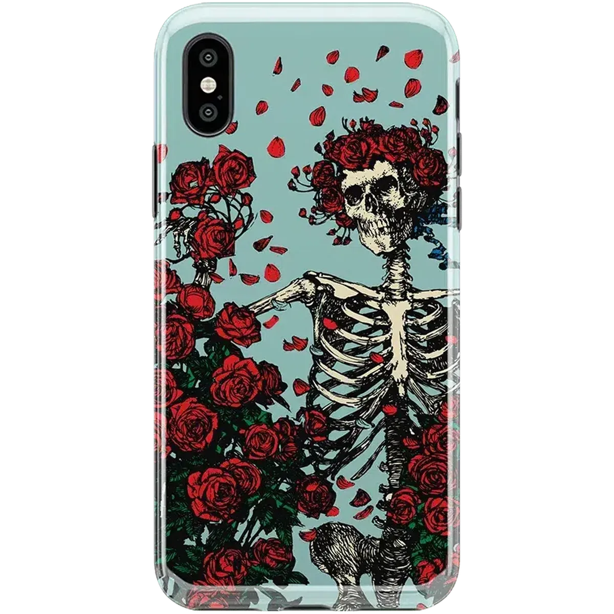 Forever Grateful | Grateful Dead Skeleton Floral Case