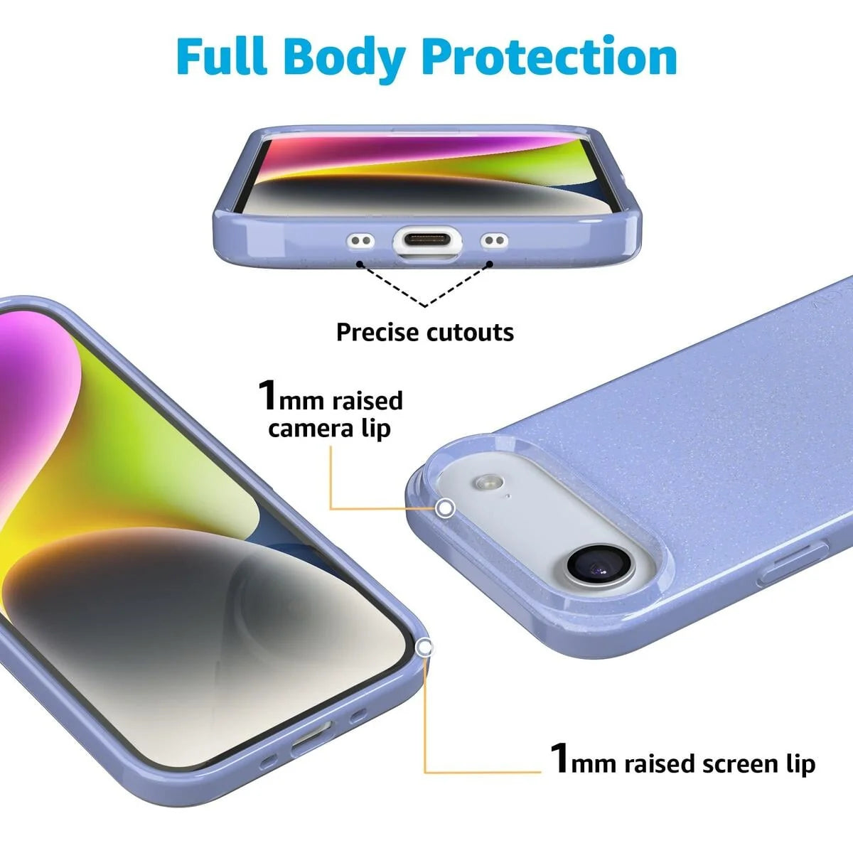 First Light | Periwinkle Pastel Shimmer Case
