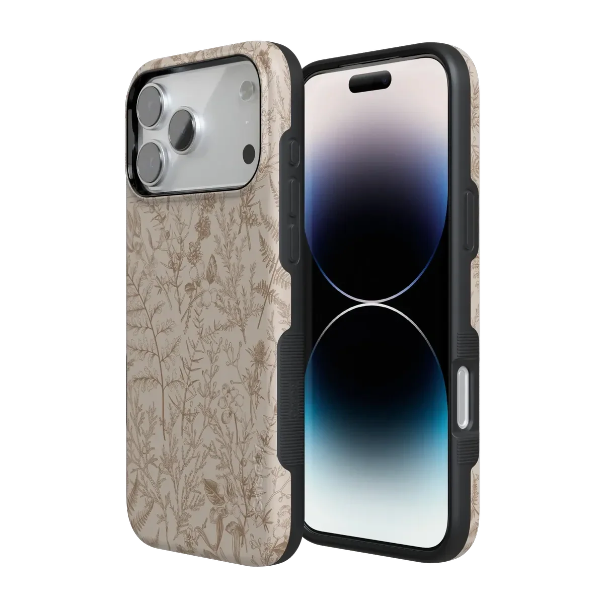 Beige Garden | Neutral Floral Case