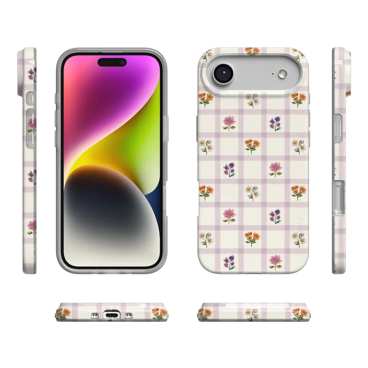 Meadow Check | Floral Gingham Case