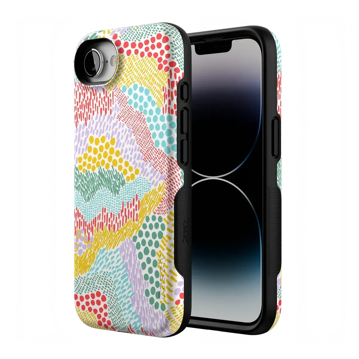 Color Me Happy | Pattern Colorblock Case