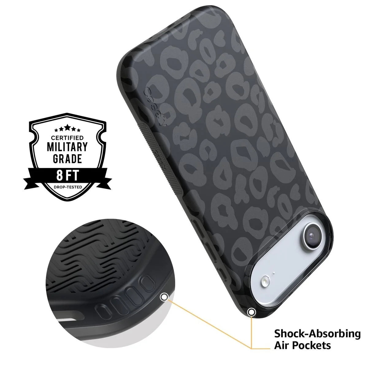 Into the Wild | Black Leopard Case