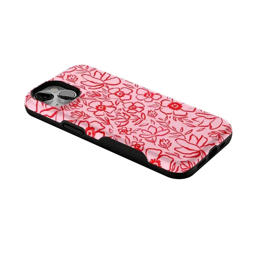 Blush Garden | Floral Doodle Case