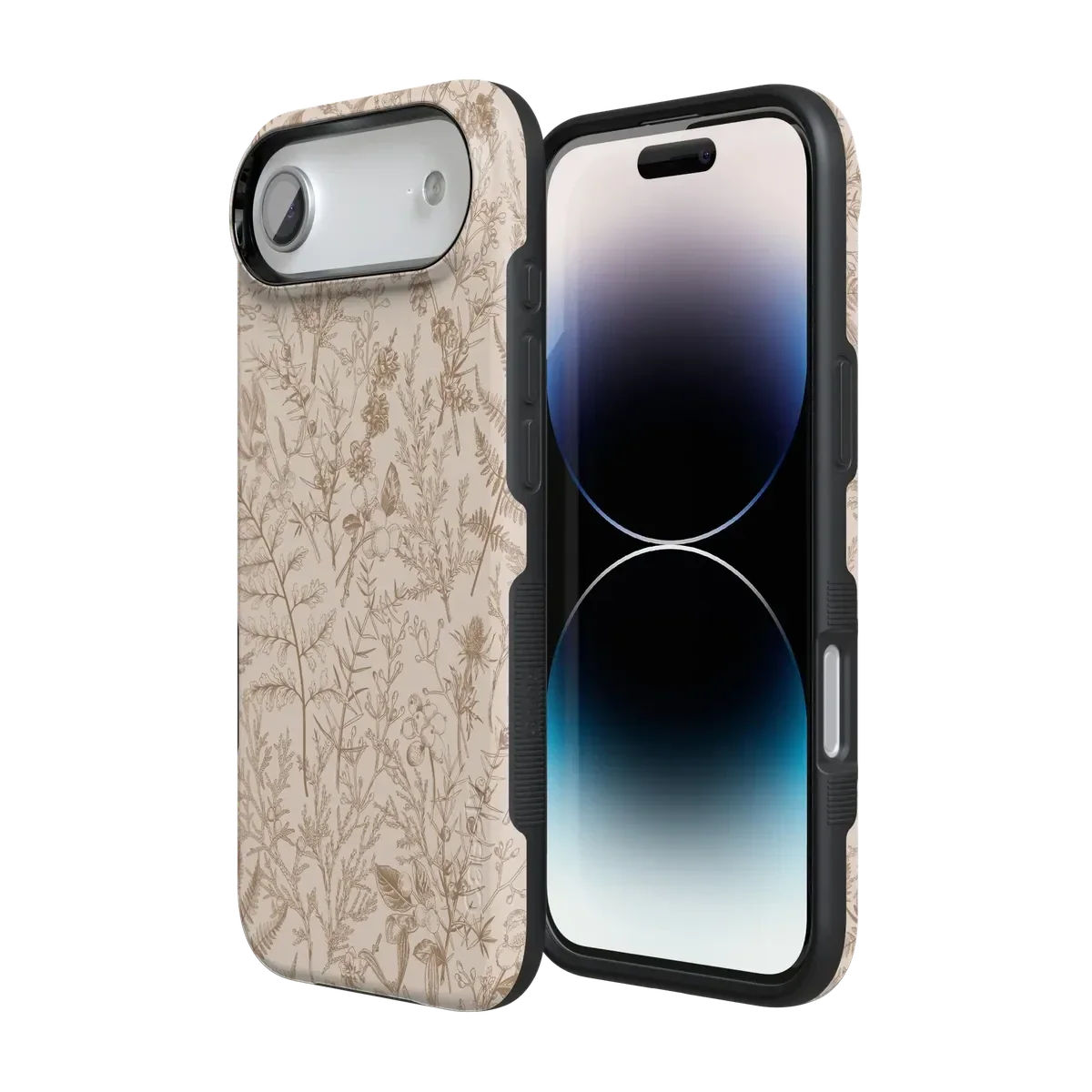 Beige Garden | Neutral Floral Case