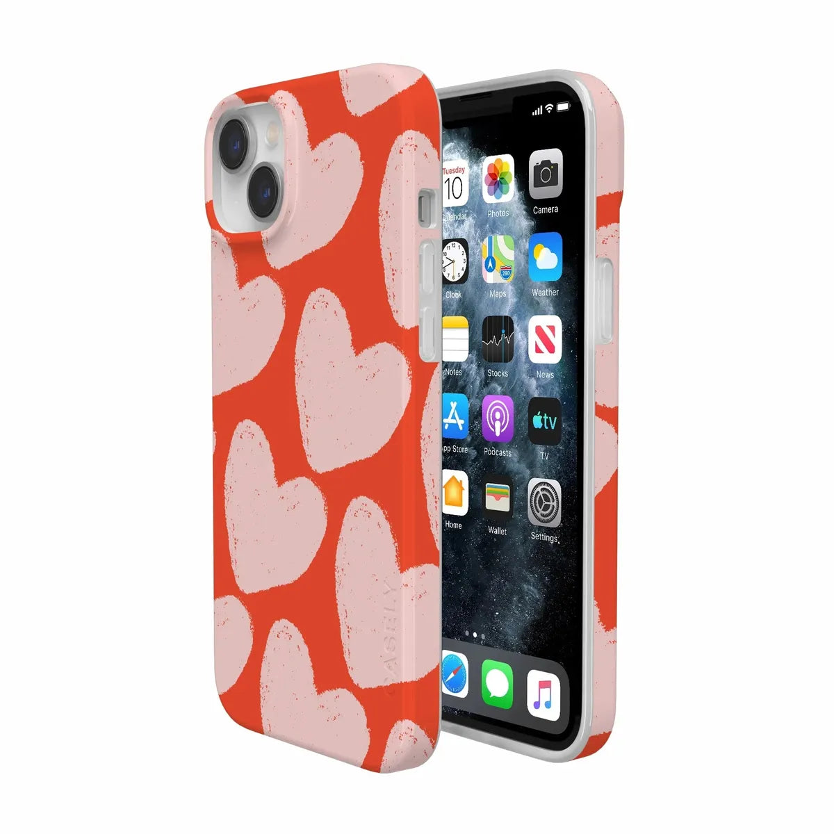 Love You More | Heart Doodle Case