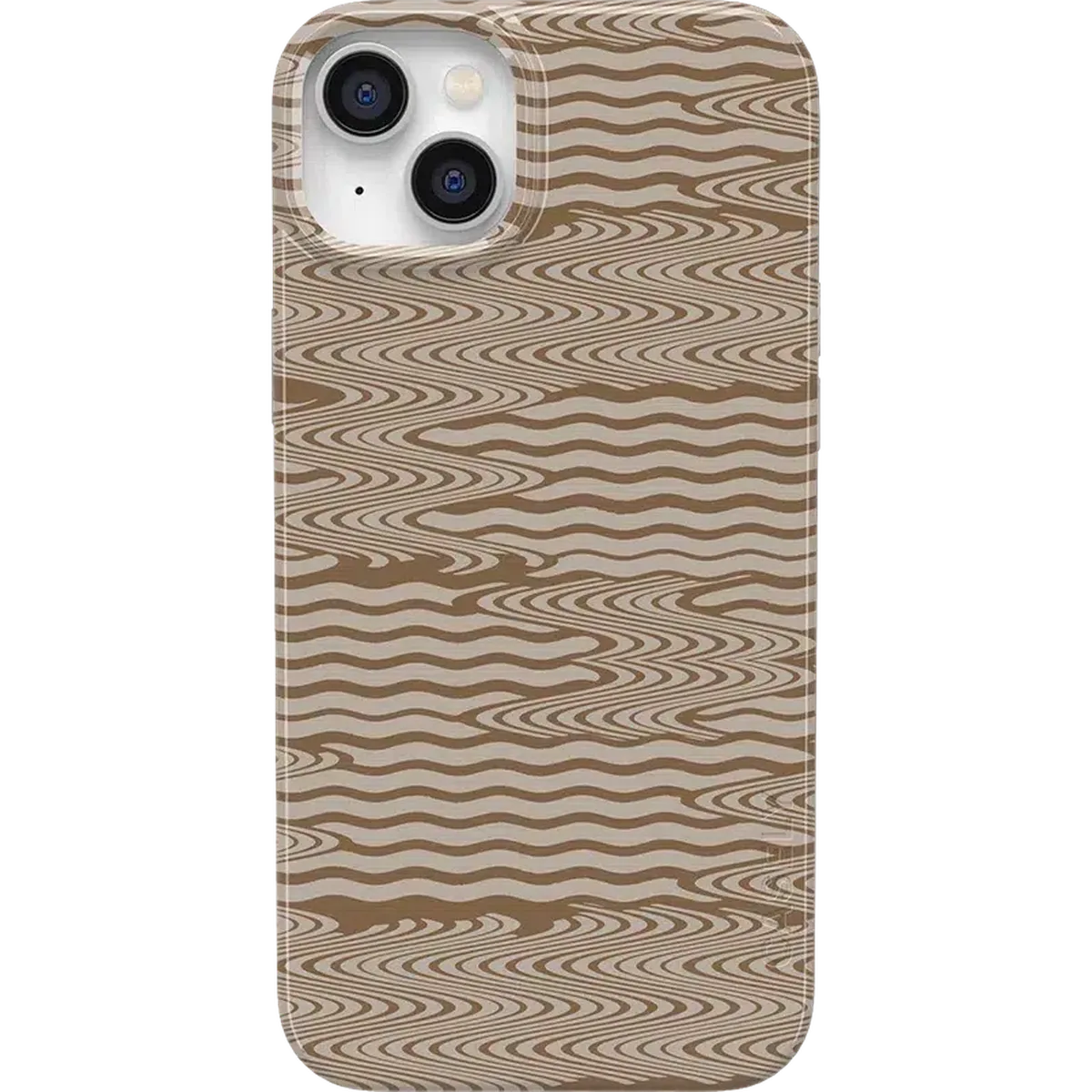 Mocha Ripple | Brown Waves Case