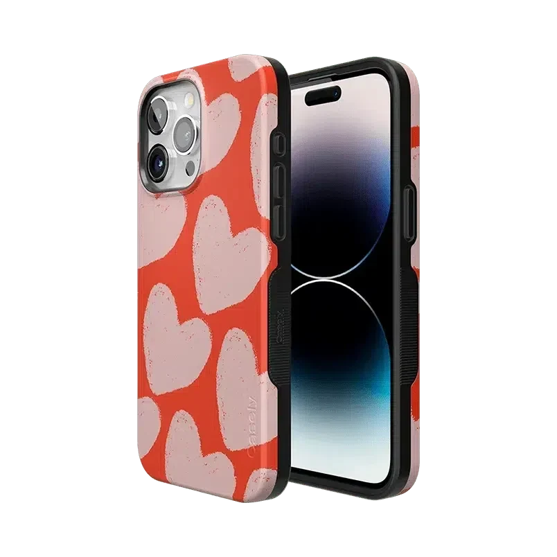 Love You More | Heart Doodle Case