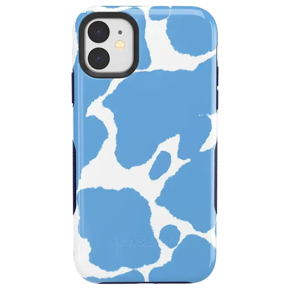 Current MOOd | Light Blue Cow Print Case