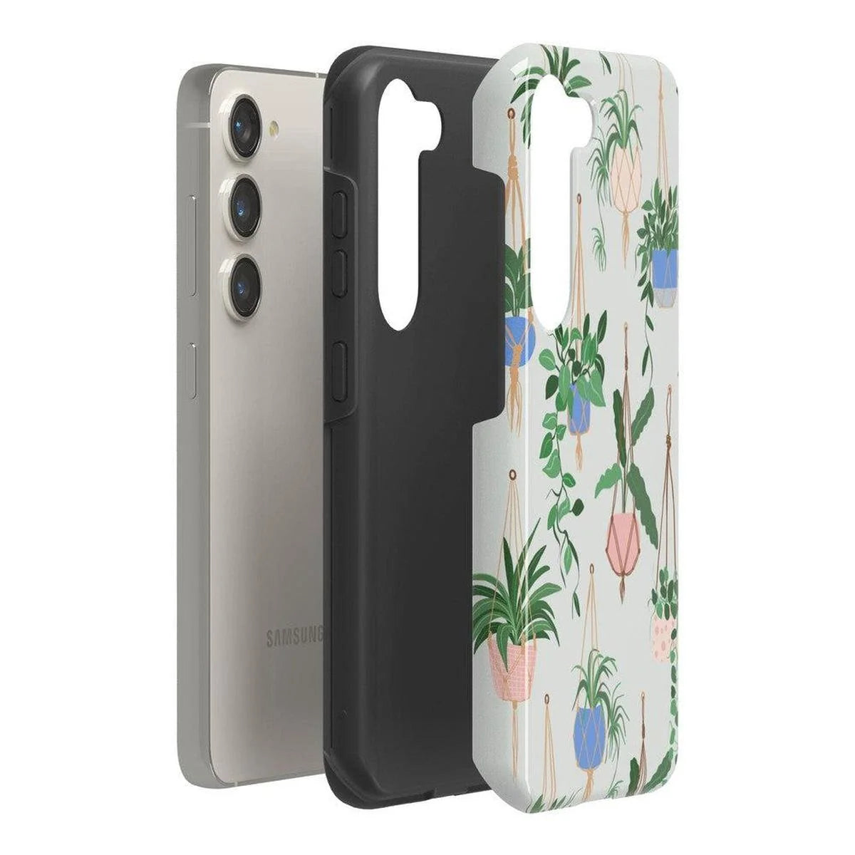Hanging Around | Potted Plants Floral Samsung Case