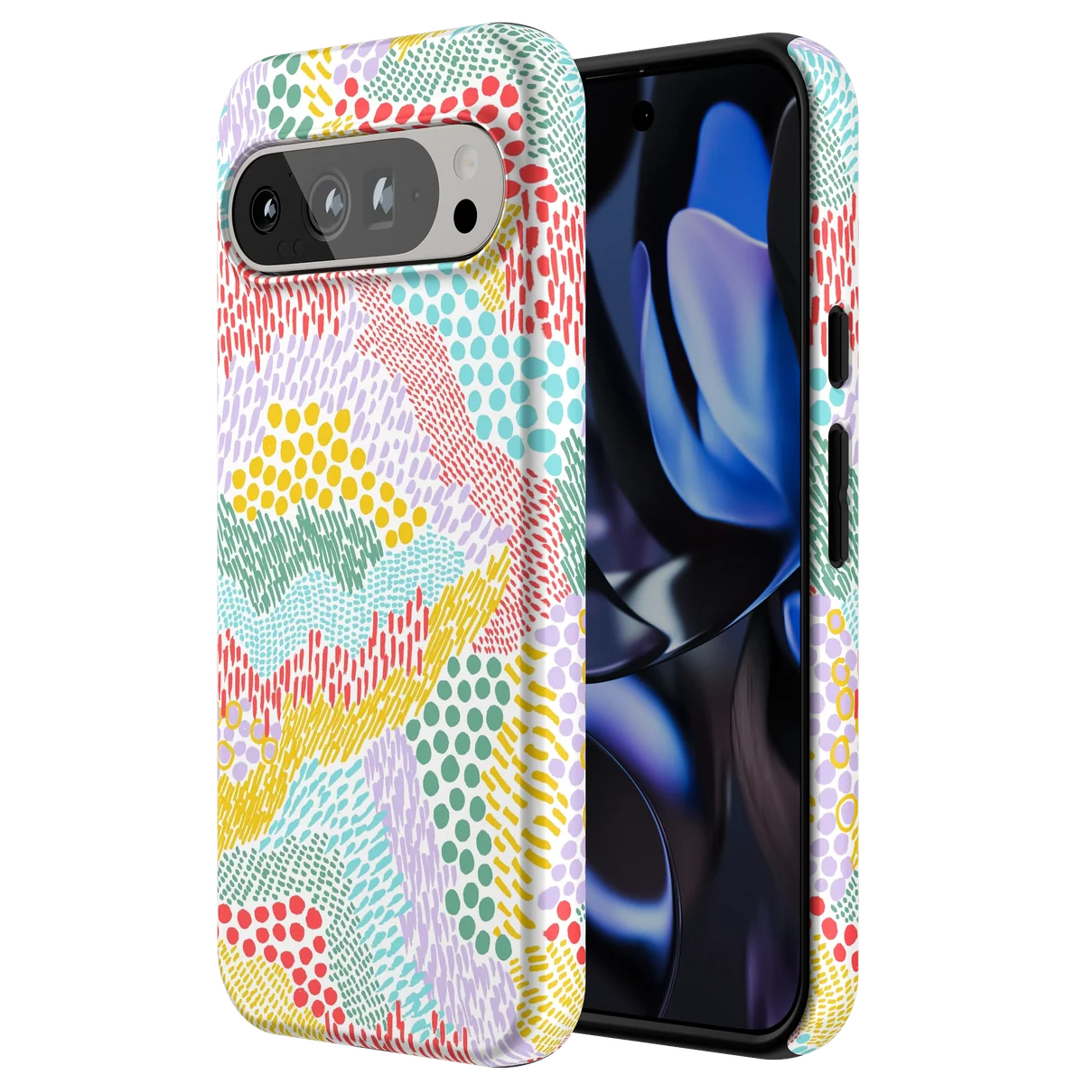 Color Me Happy | Pattern Colorblock Case