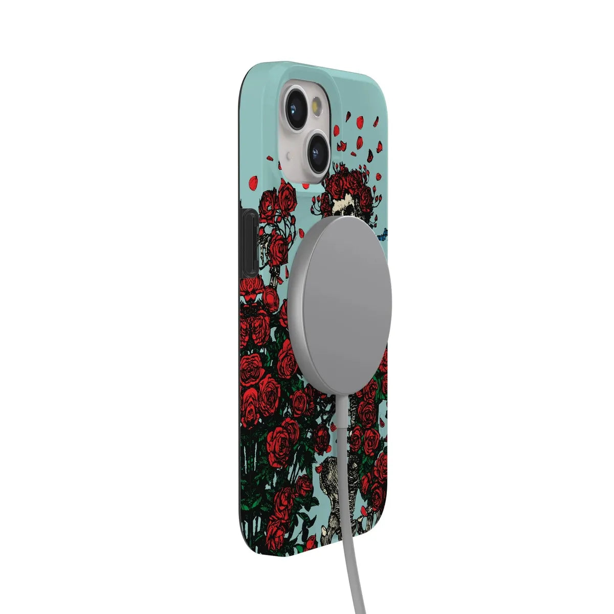 Forever Grateful | Grateful Dead Skeleton Floral Case