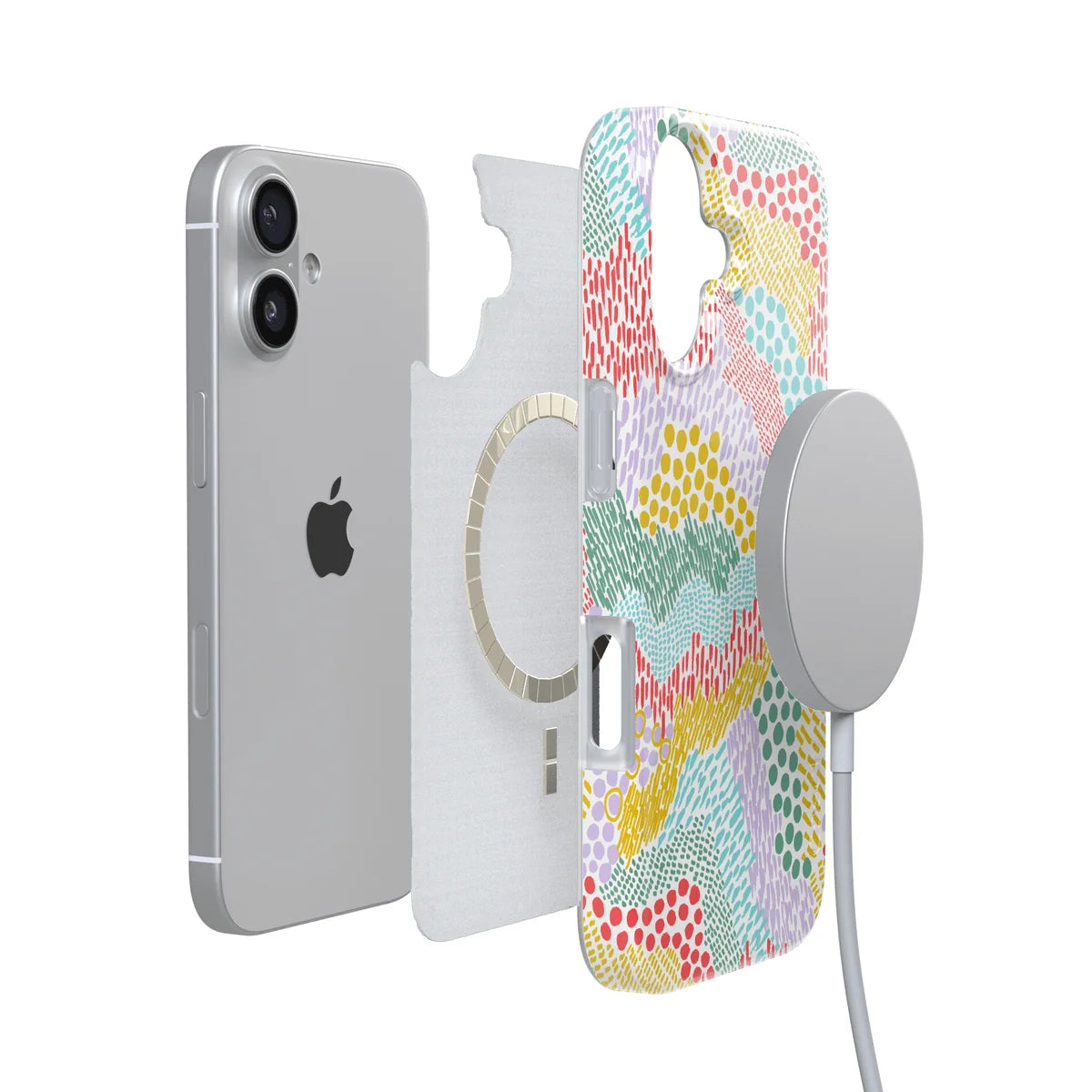 Color Me Happy | Pattern Colorblock Case