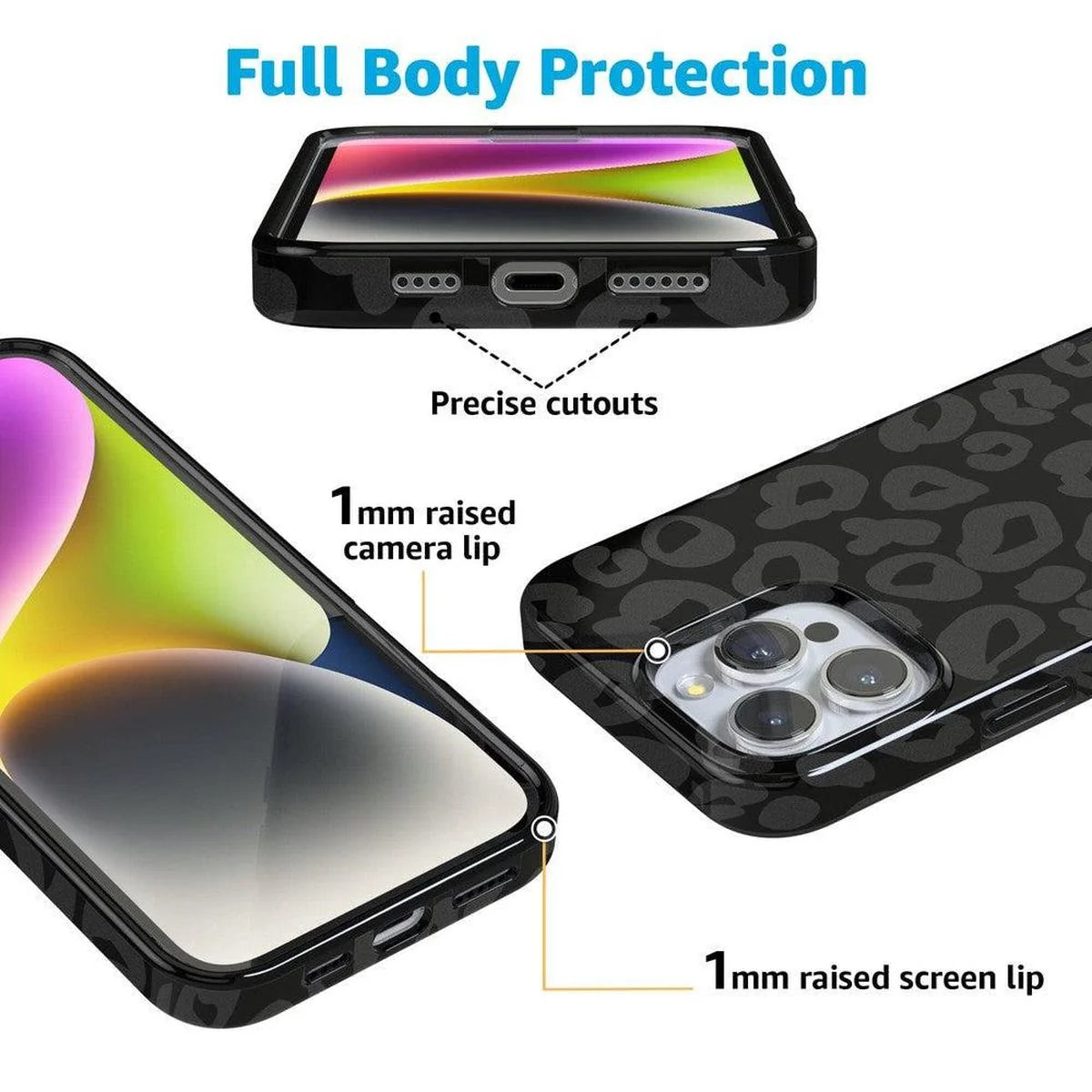 Into the Wild | Black Leopard Case