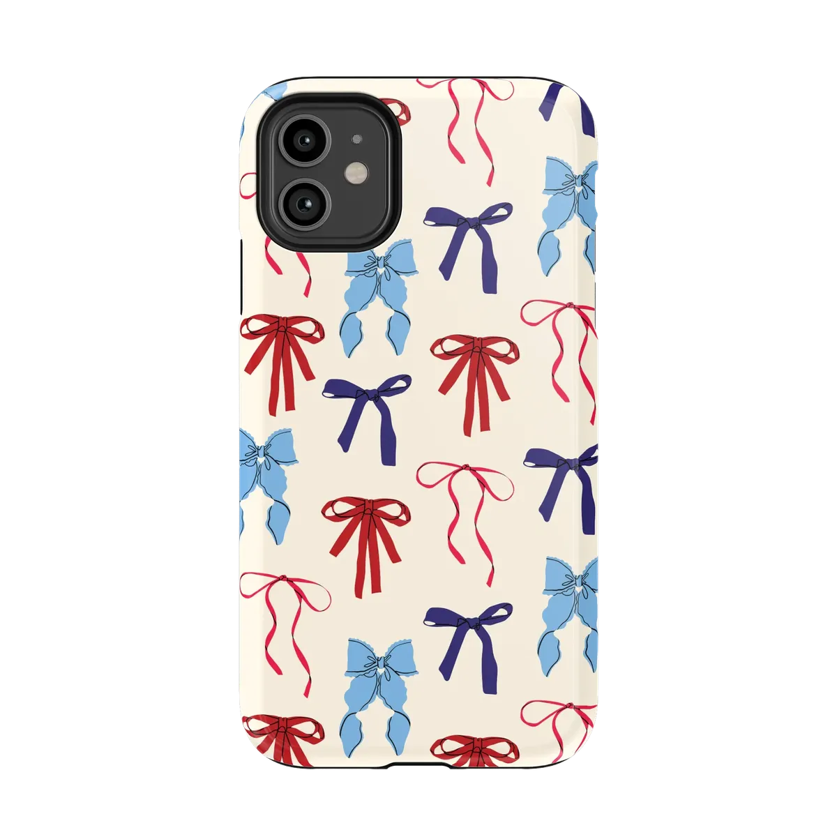 American Girlie | Red White & Blue Bows Case