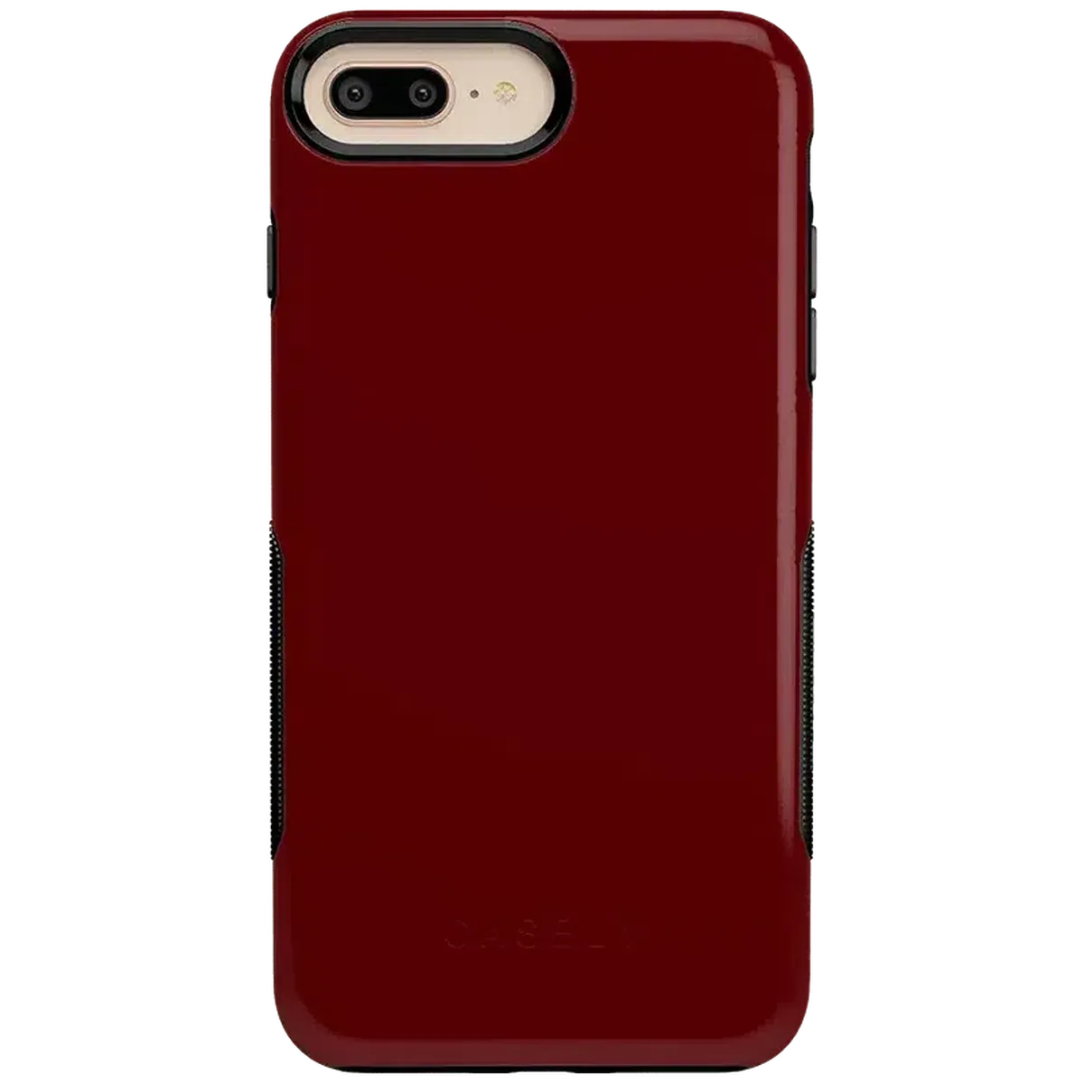Burgundy Red on Black | Ultra-Protective Bold Case