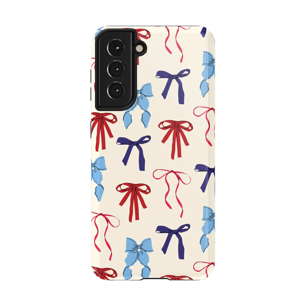 American Girlie | Red White & Blue Bows Case