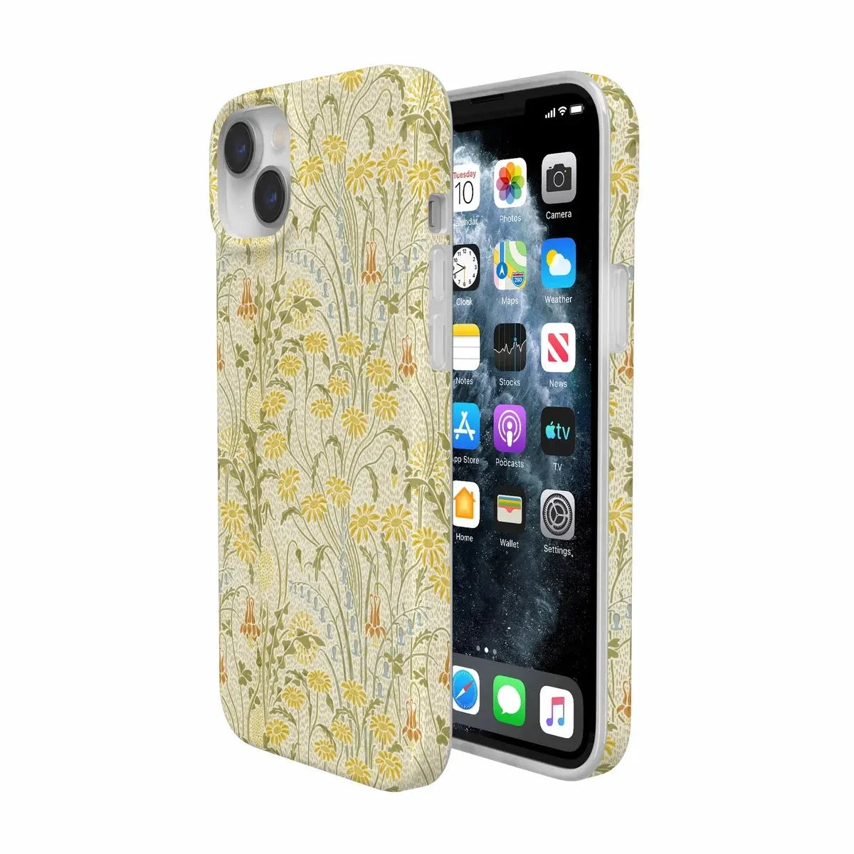 Boho Blooms | Golden Floral Case