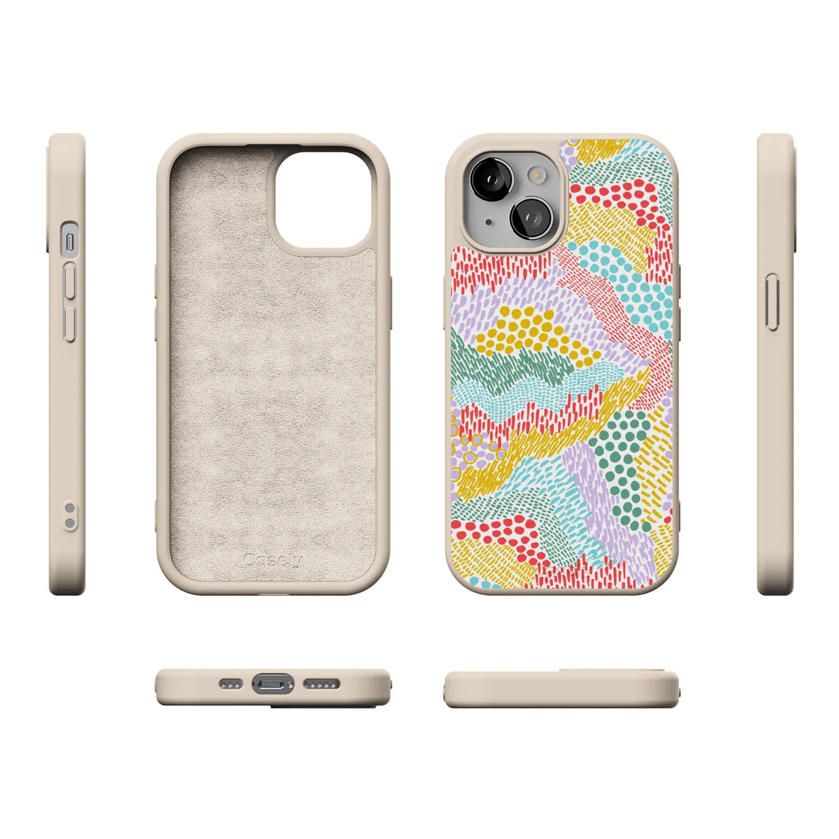 Color Me Happy | Pattern Colorblock Case