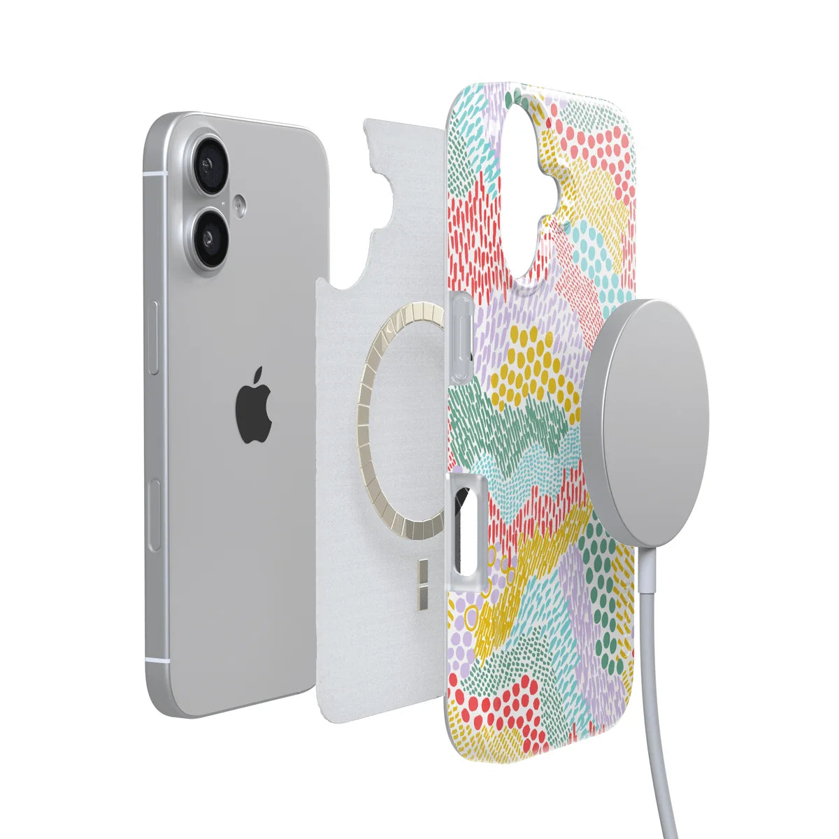 Color Me Happy | Pattern Colorblock Case