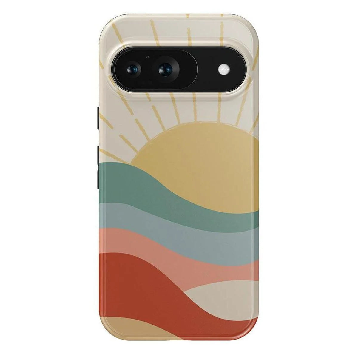 Here Comes the Sun | Colorblock Sunset Google Pixel Case