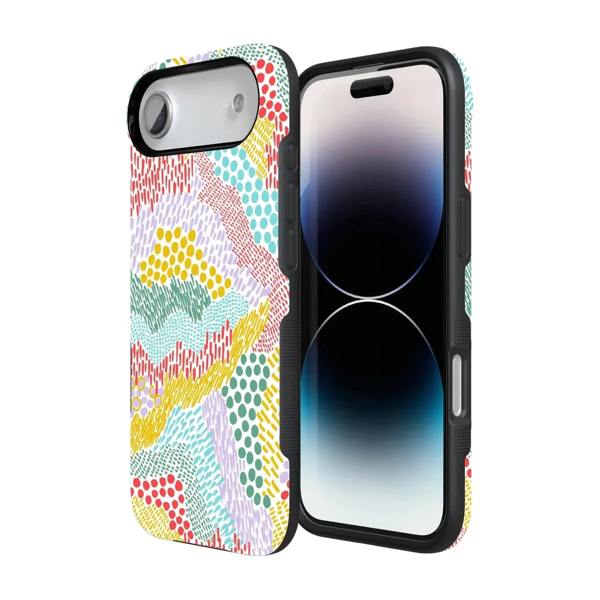 Color Me Happy | Pattern Colorblock Case
