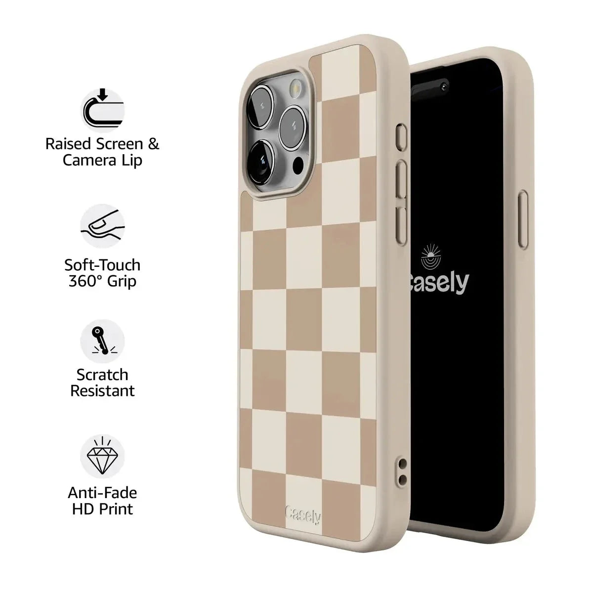 Fit Check | Neutral Checkerboard Case