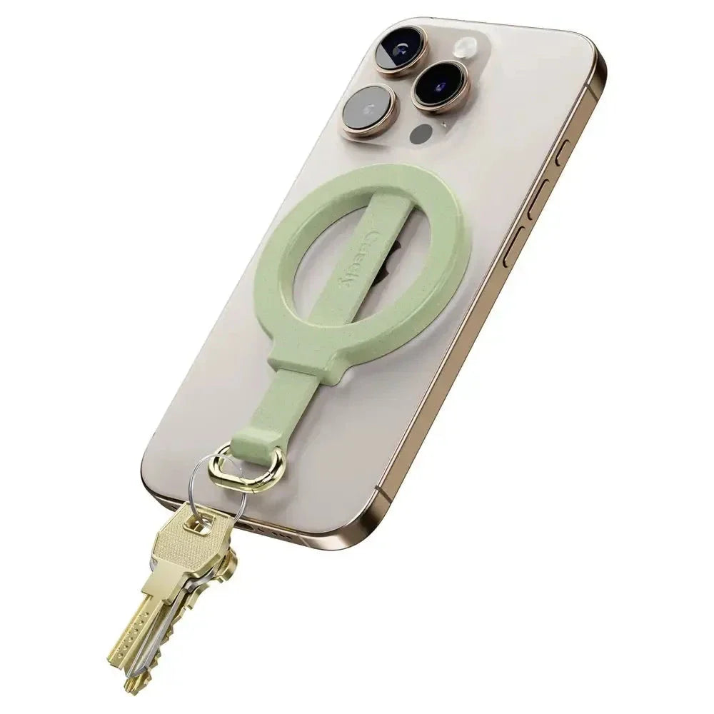Kiwi Kiss | Matcha Green Shimmer MagRing+ with Keychain