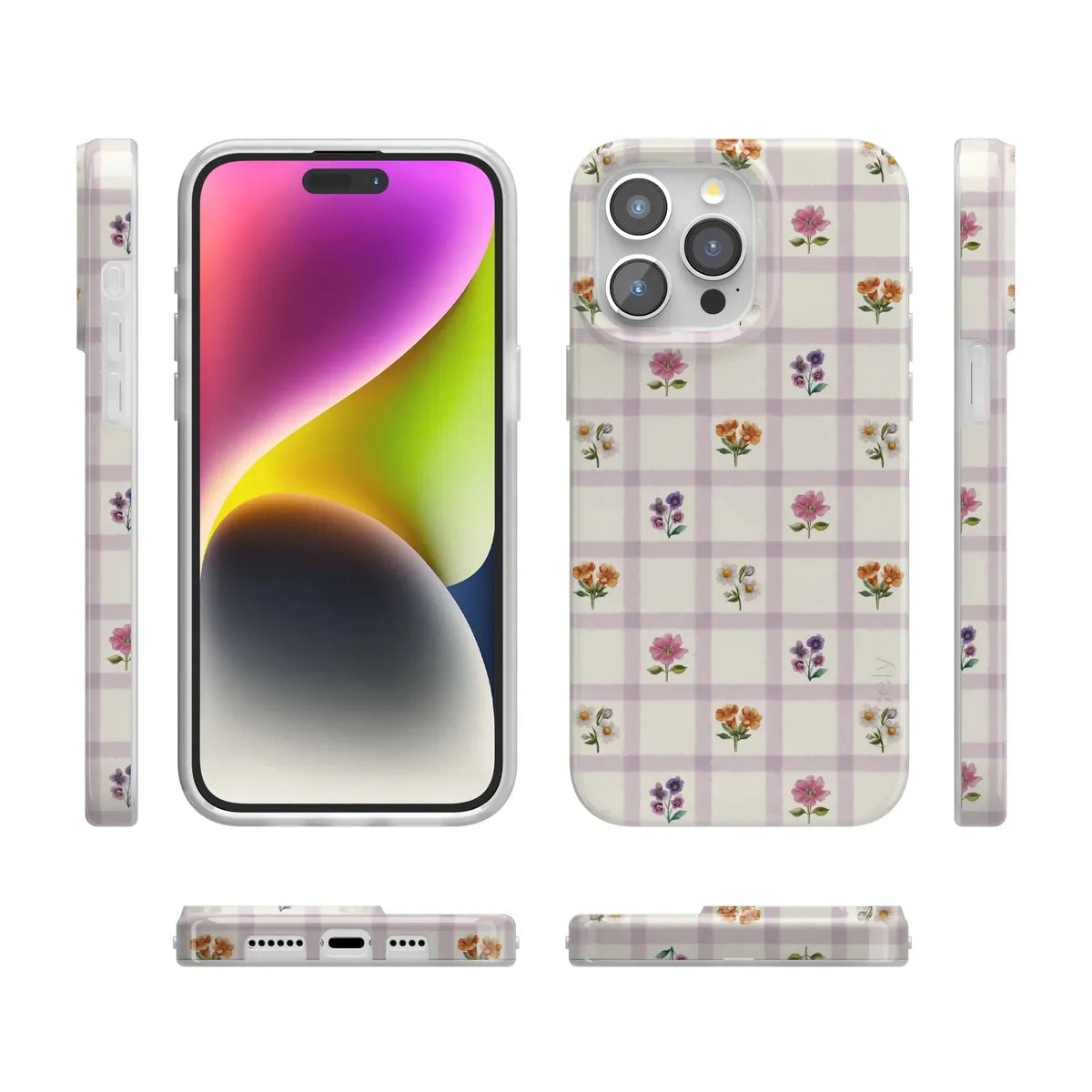 Meadow Check | Floral Gingham Case