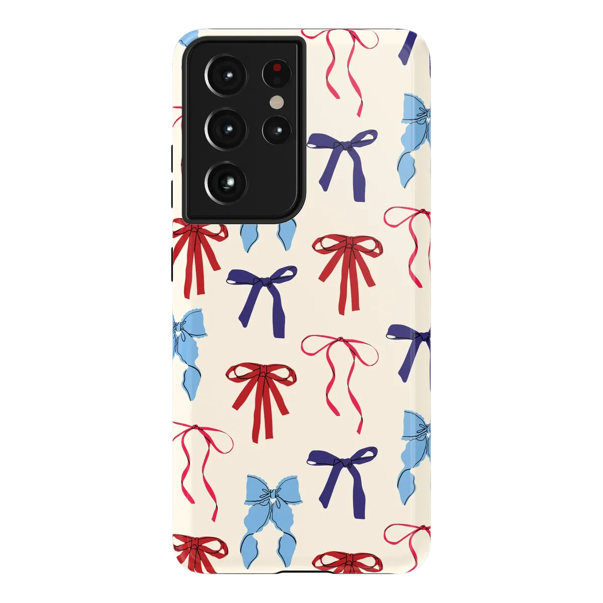 American Girlie | Red White & Blue Bows Case