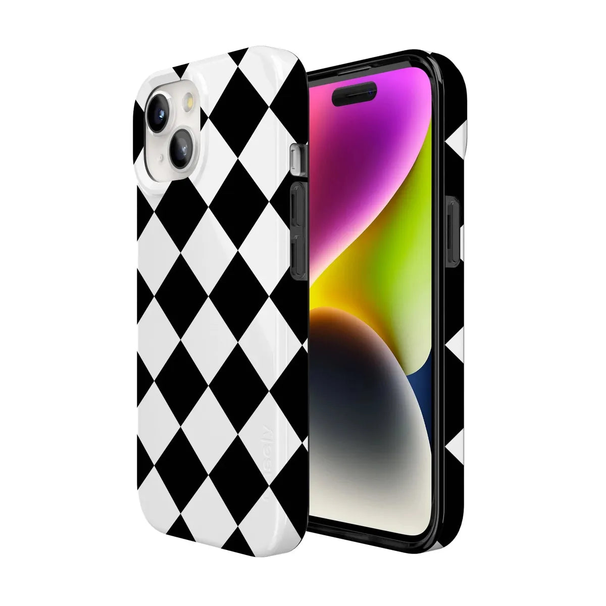 Black Checkerboard | High Contrast Design Case