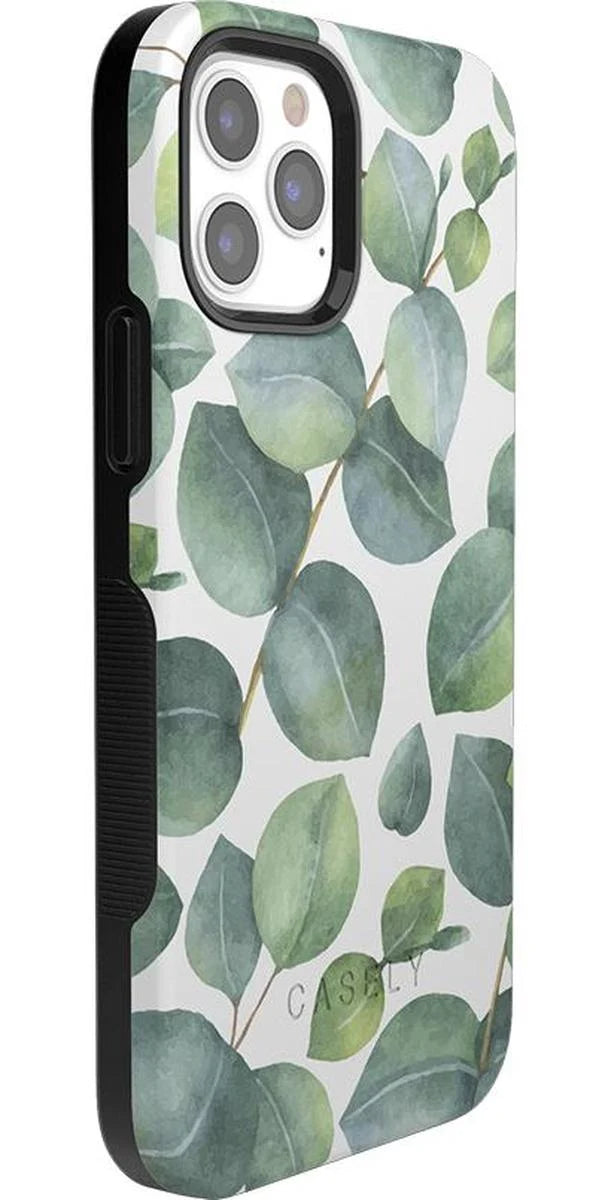 Leaf Me Alone | Green Floral Print Case