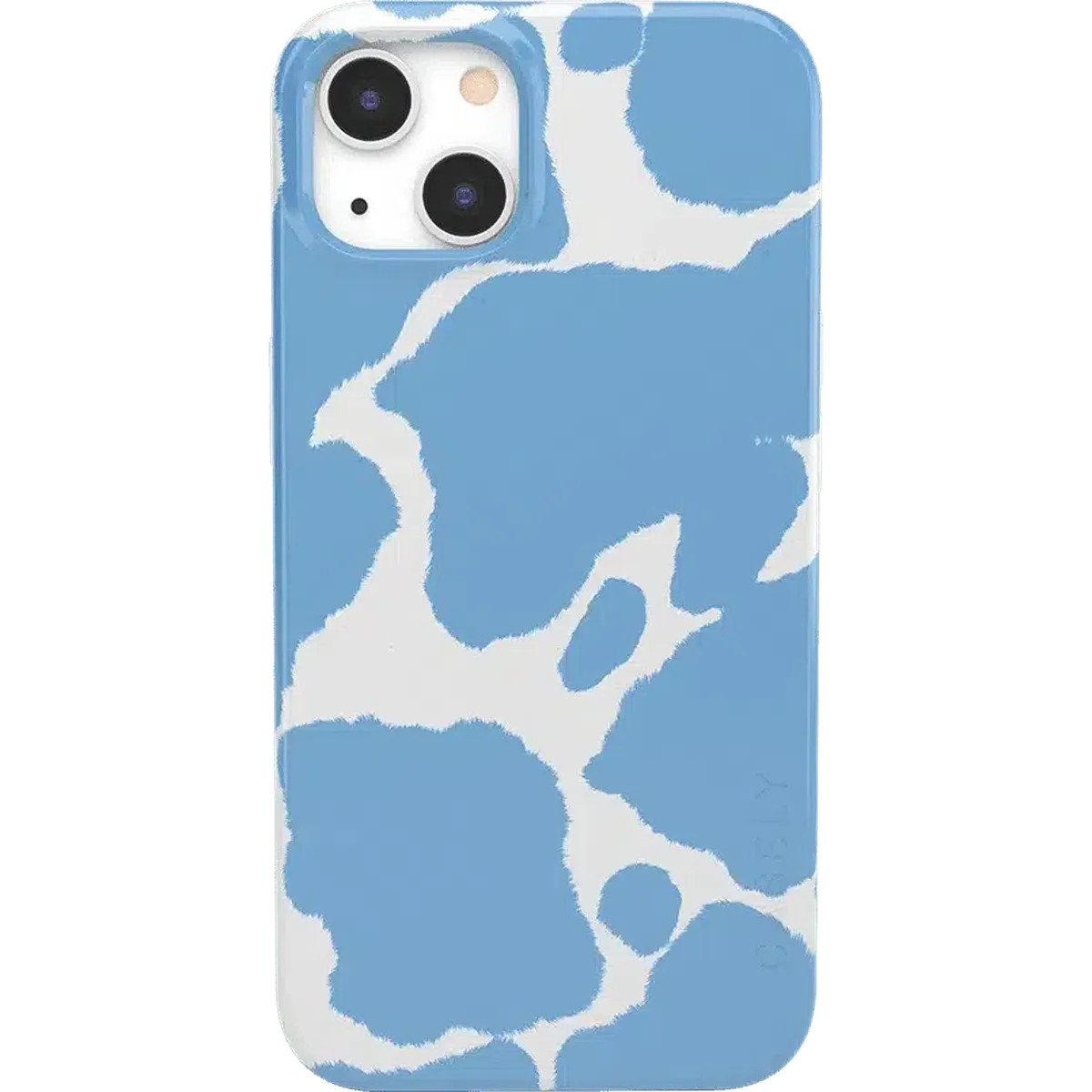 Current MOOd | Light Blue Cow Print Case