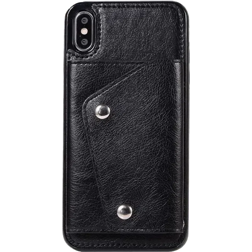 Black Vegan Leather | Wallet Case