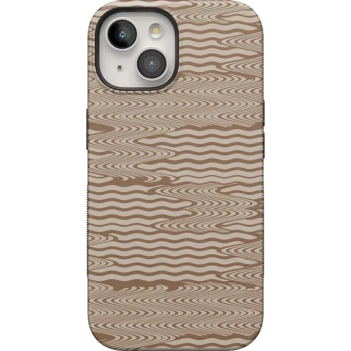 Mocha Ripple | Brown Waves Case