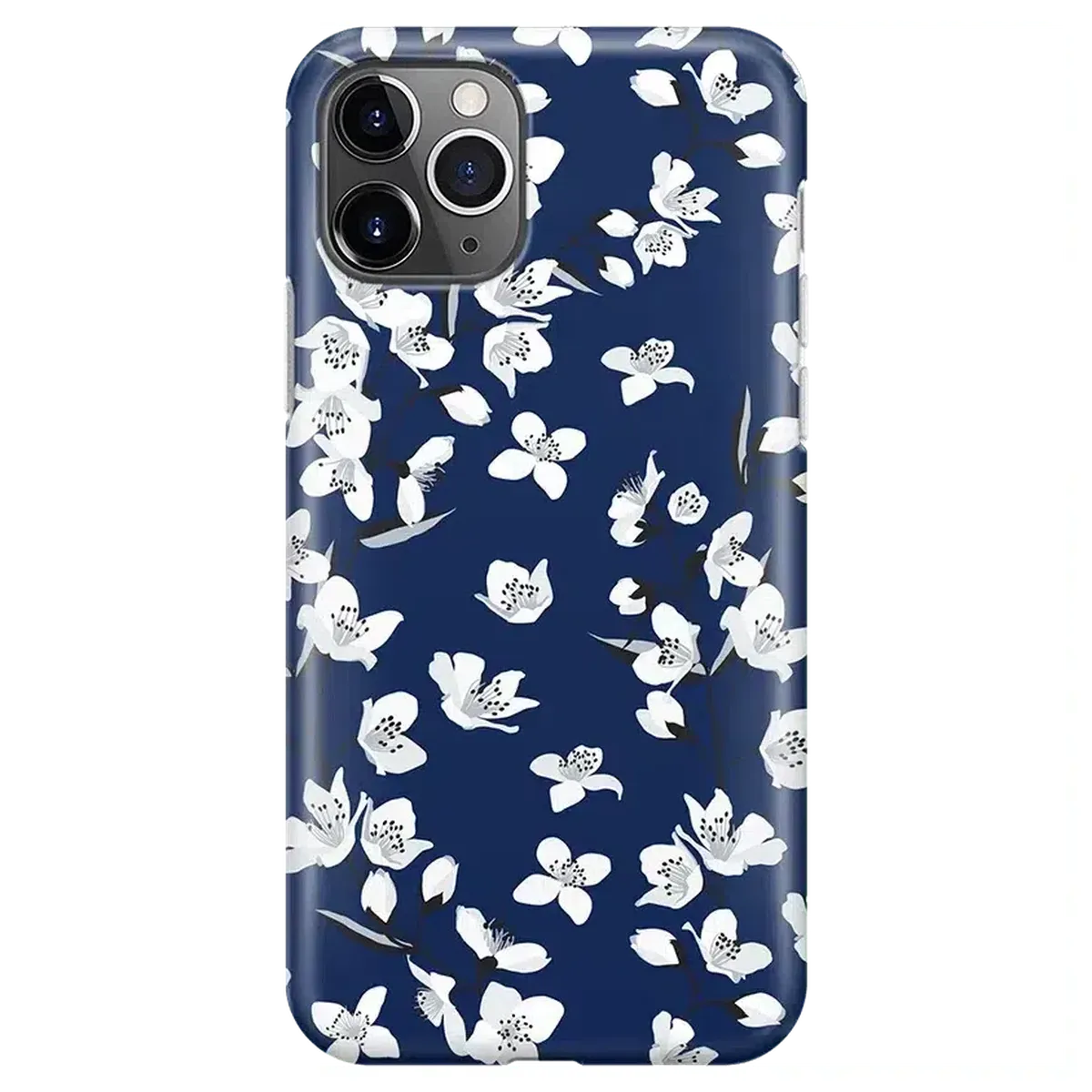 Floral Forest | Navy Cherry Blossom Floral Case