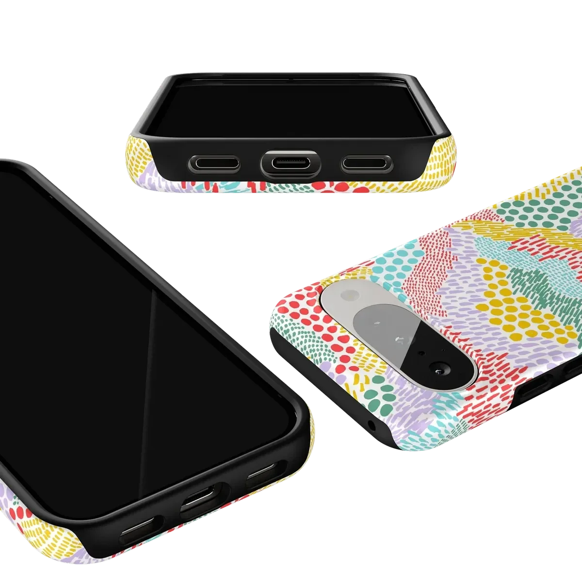 Color Me Happy | Pattern Colorblock Case