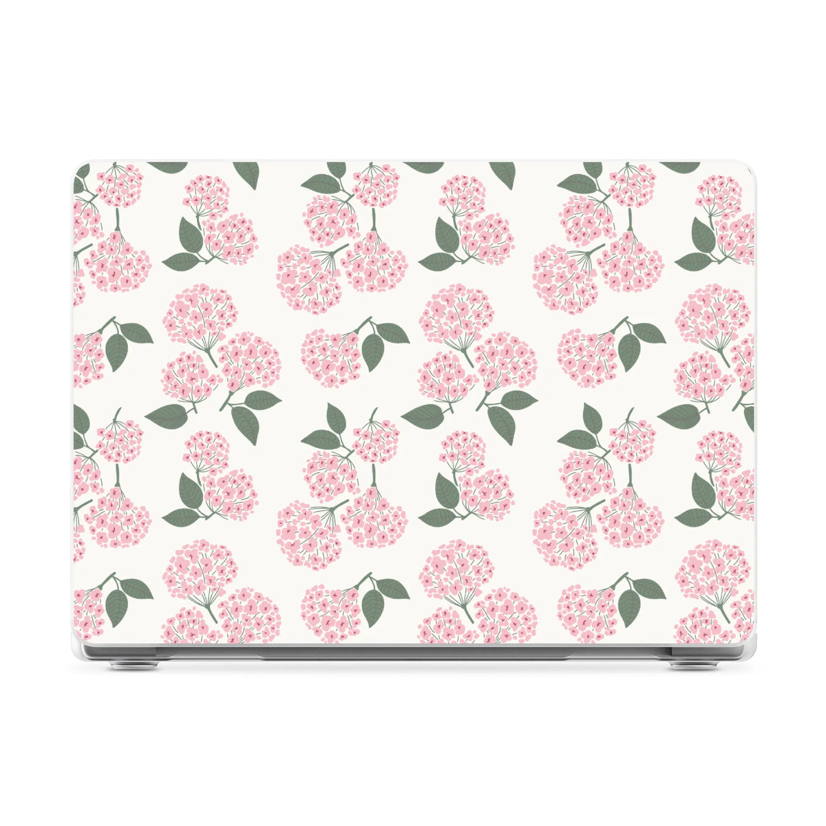 Nantucket Cottage | Pink Hydrangea Laptop Shell