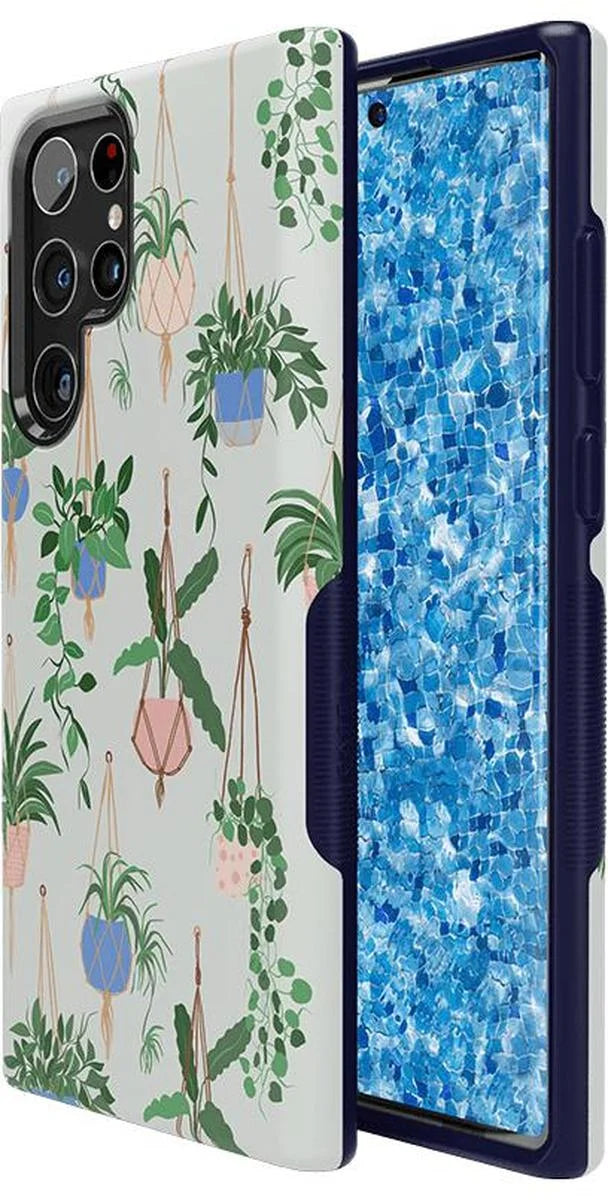Hanging Around | Potted Plants Floral Samsung Case