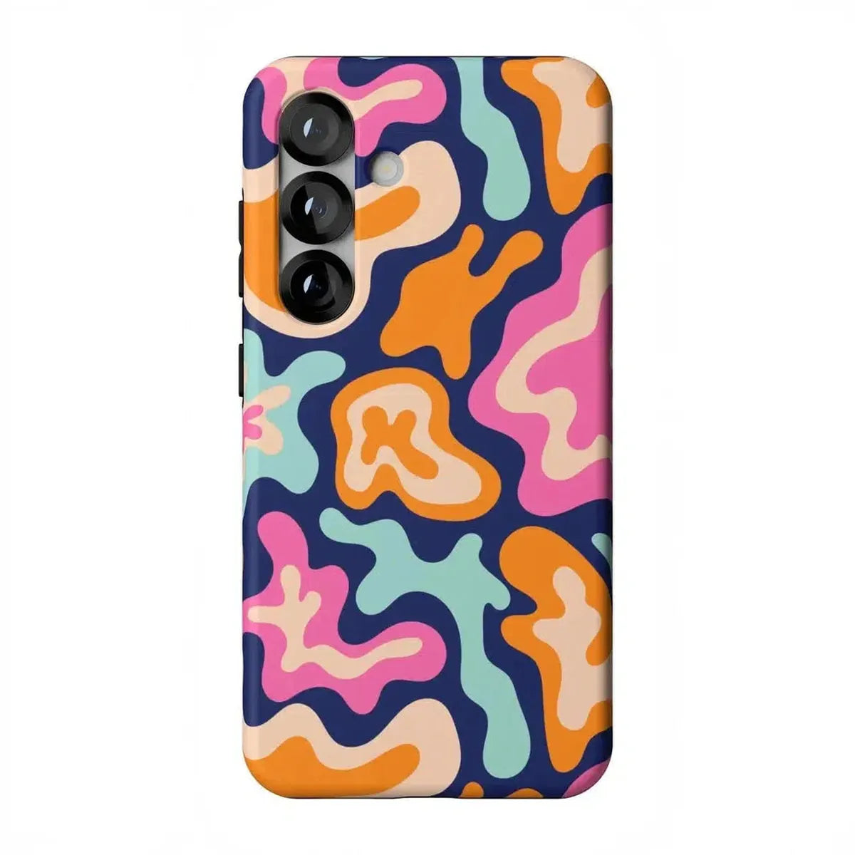 Midnight Color Splash | Abstract Retro Samsung Case