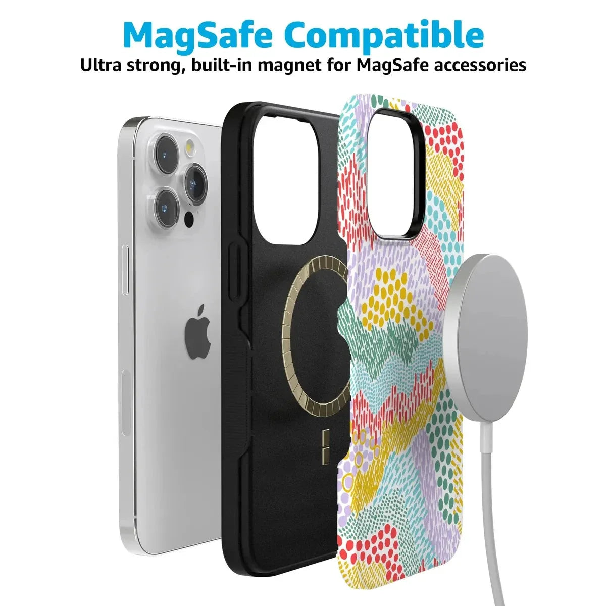 Color Me Happy | Pattern Colorblock Case