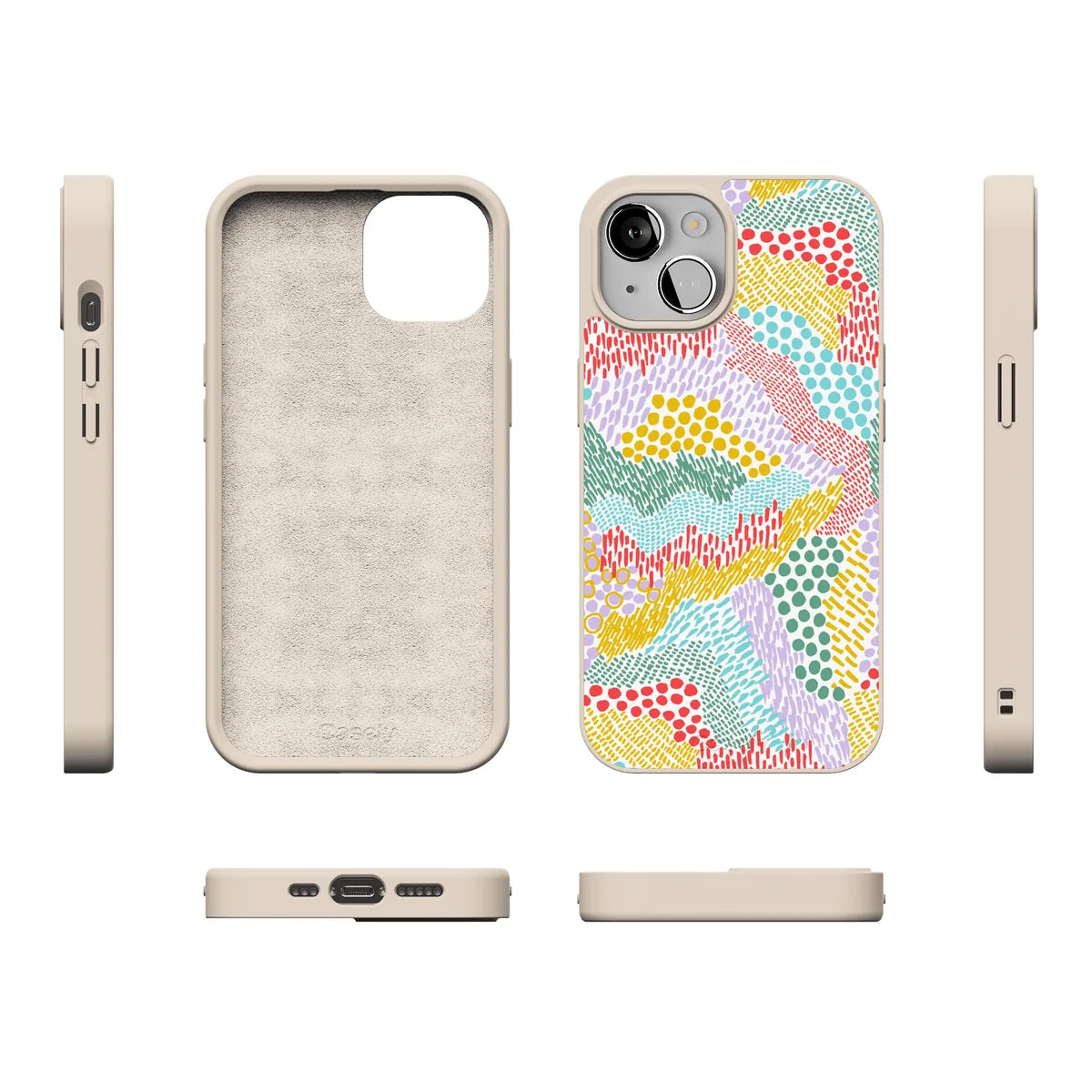 Color Me Happy | Pattern Colorblock Case