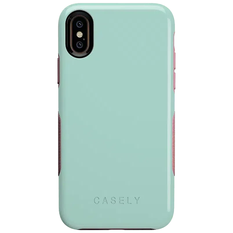 Mint Green on Pink | Ultra-Protective Bold Case