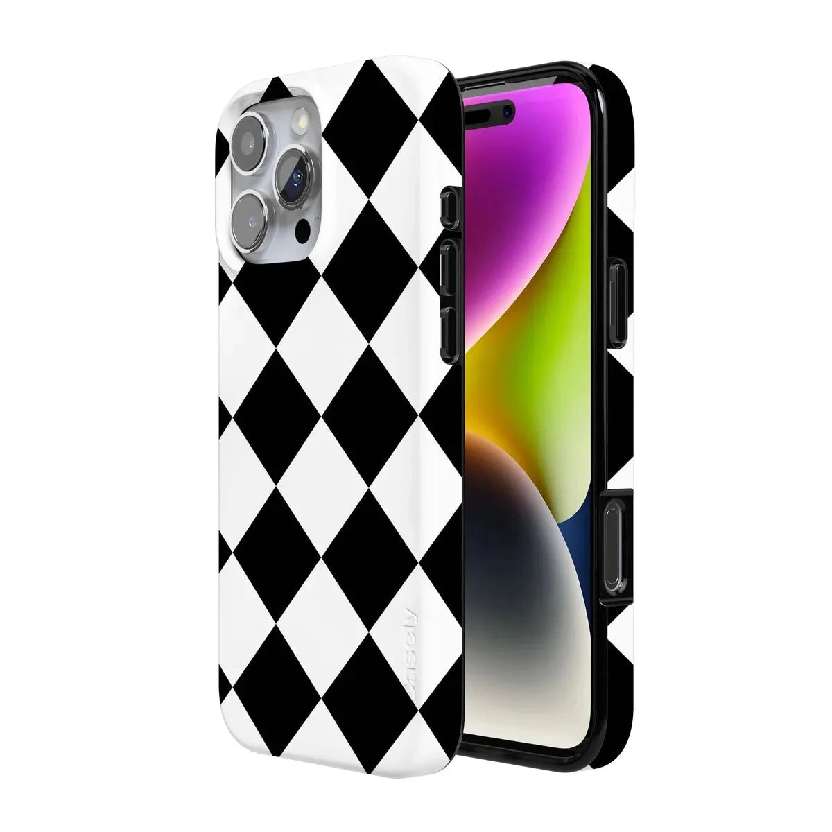 Black Checkerboard | High Contrast Design Case