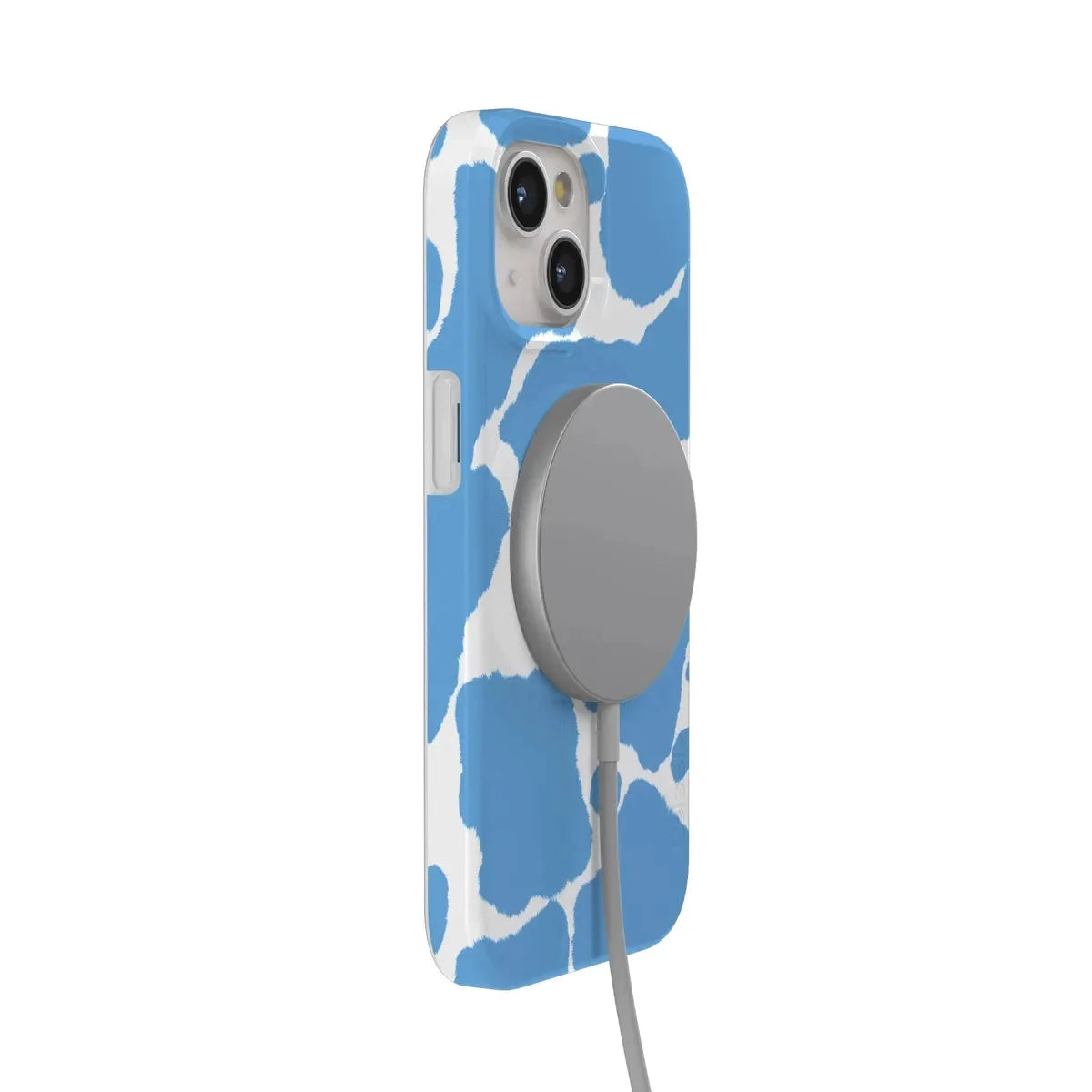 Current MOOd | Light Blue Cow Print Case