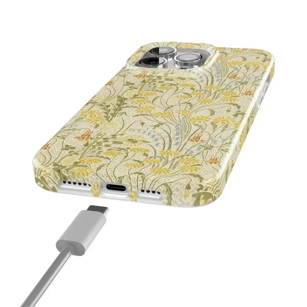 Boho Blooms | Golden Floral Case