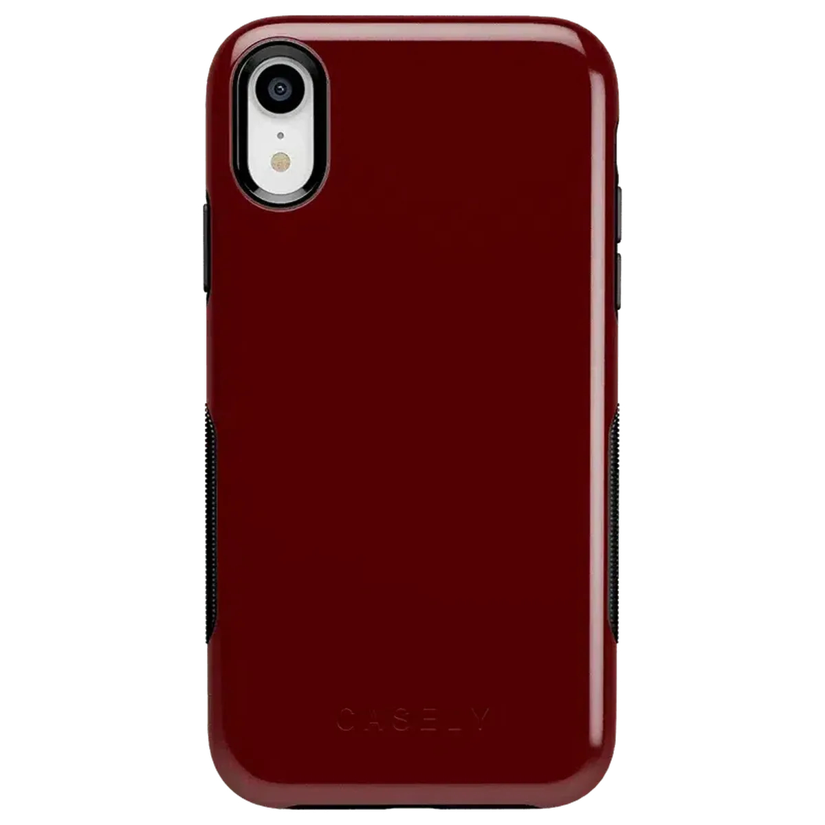 Burgundy Red on Black | Ultra-Protective Bold Case