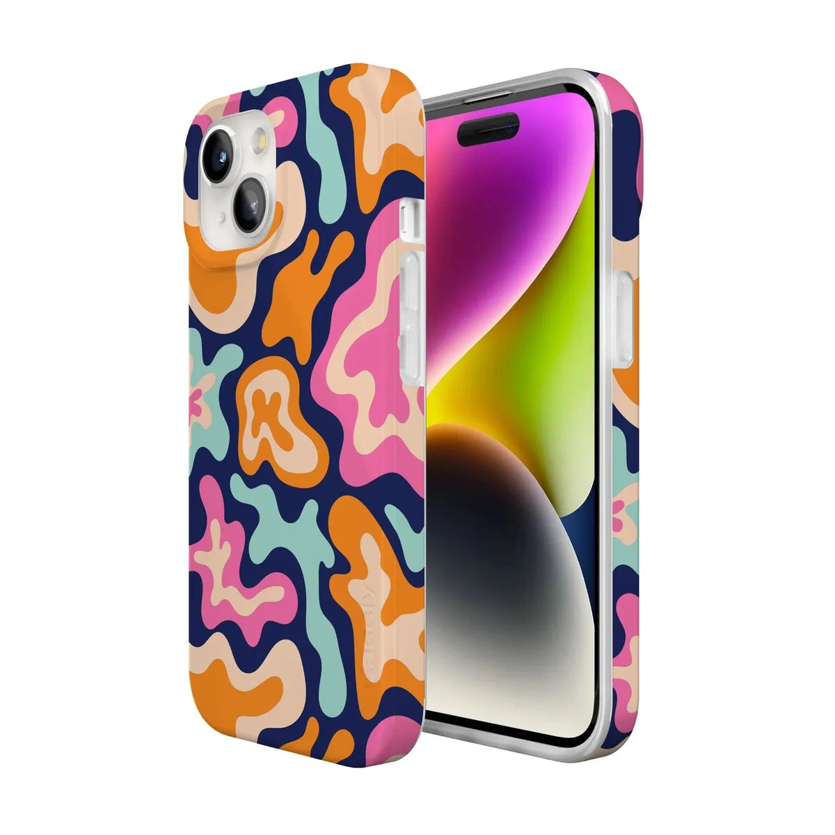Midnight Color Splash | Abstract Retro Case