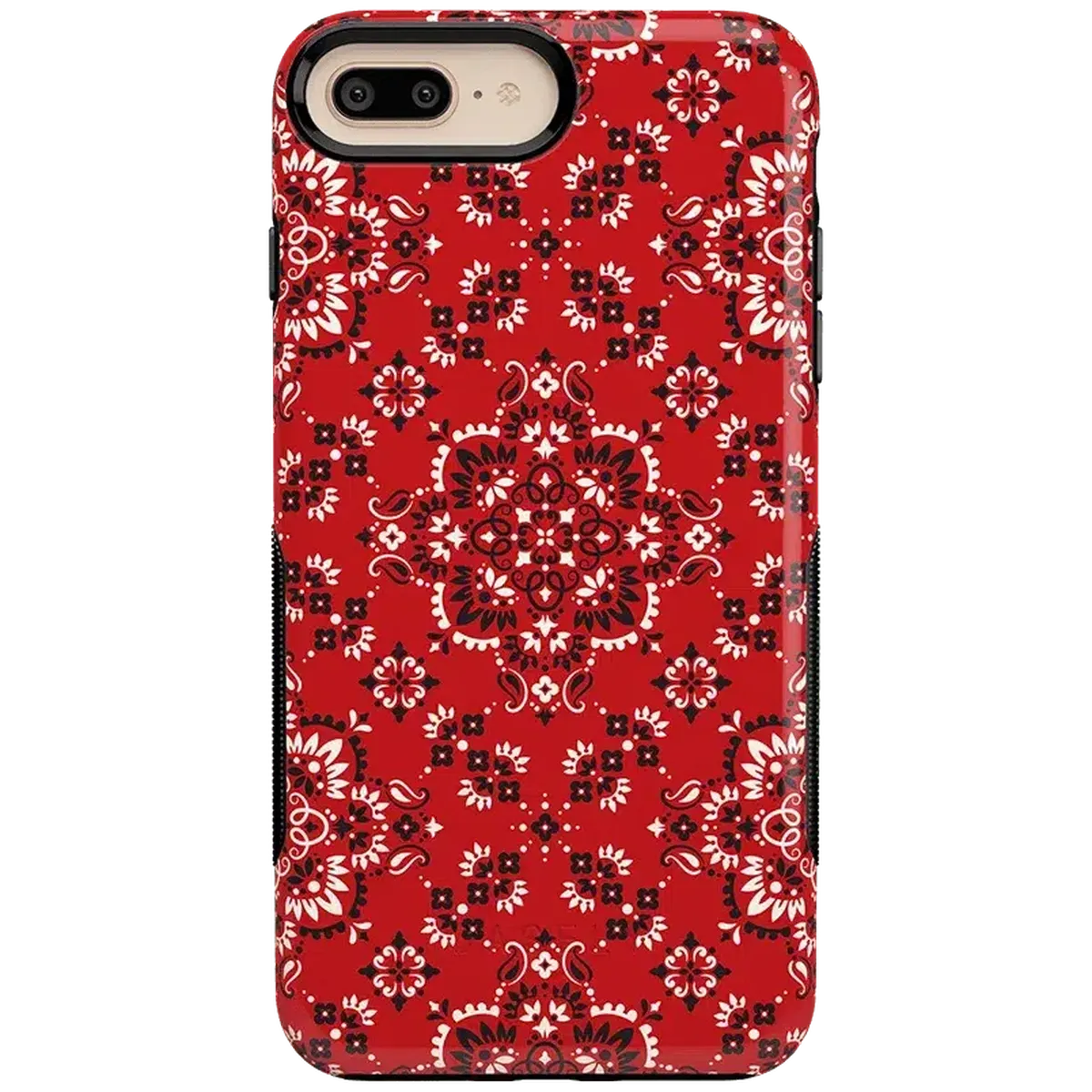 I'm with the Band | Red Bandana Print Case