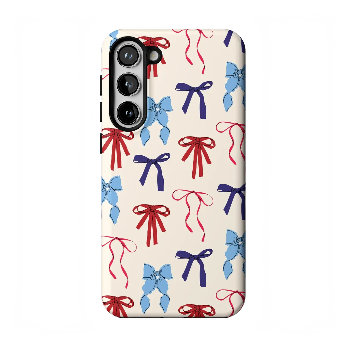 American Girlie | Red White & Blue Bows Case